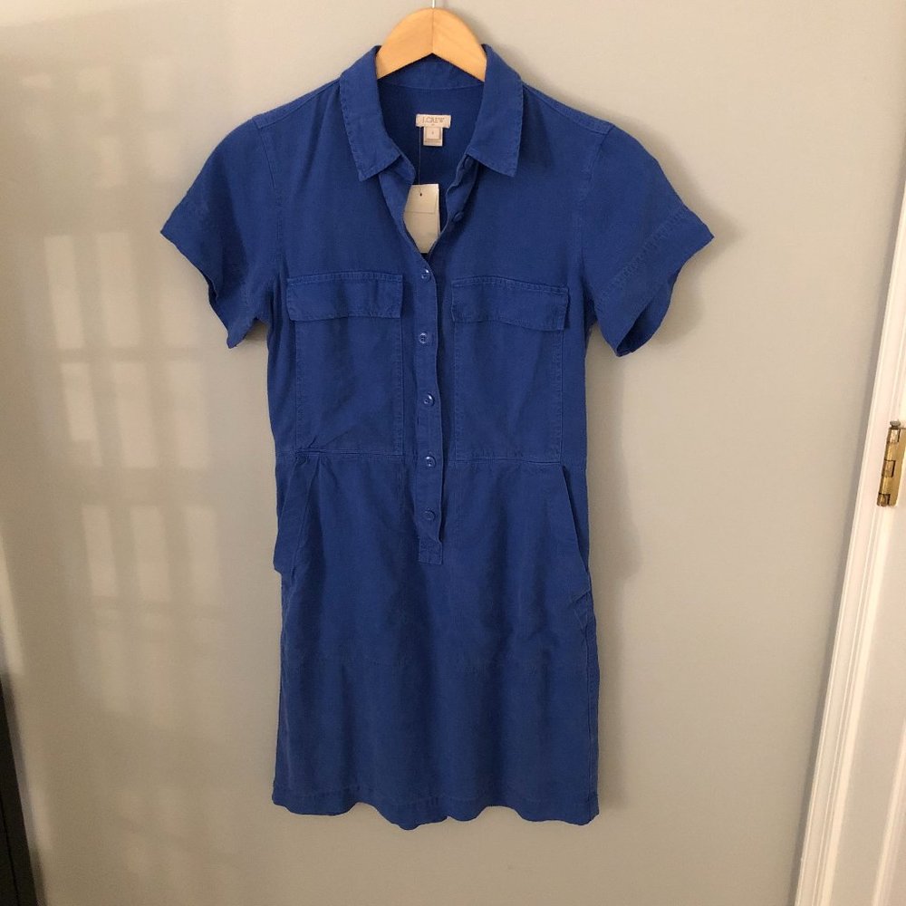 J. Crew Drapery Oxford Dress